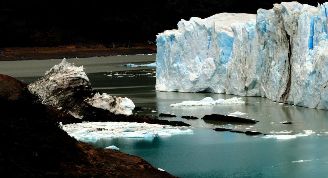 Glaciar Viedma con su lago en Santa Cruz